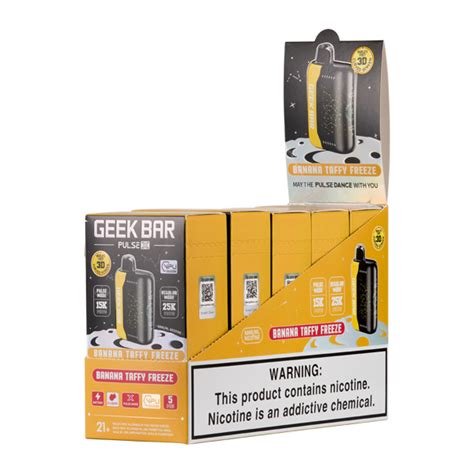 Banana Taffy Freeze Geek Bar Pulse X Vape Mi One Brands