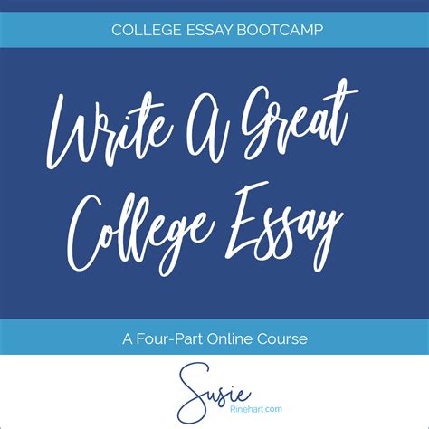 Video Bootcamp Two 1 On 1 Sessions How To Write A Great College