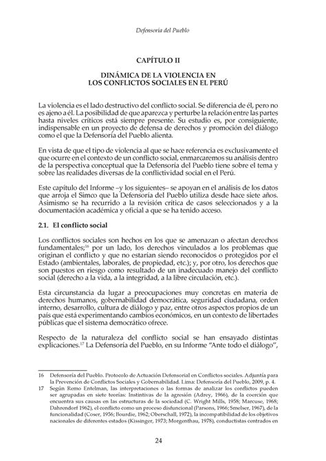 Lectura Procesos Sociales Defensor A Del Pueblo Cap Tulo Ii