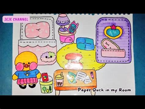 Paper Diy Paper Duck Room Study Asmr Paper Play