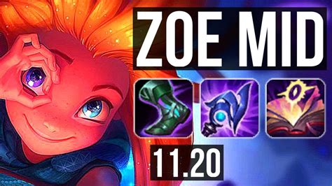 ZOE Vs YASUO MID Rank 5 Zoe 9 2 8 Legendary JP Grandmaster