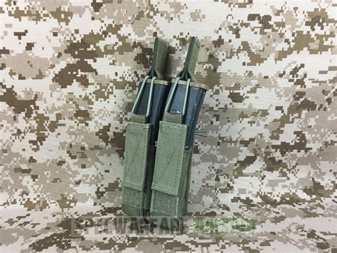 Specwarfare Airsoft Flyye Molle Double Open Top Mag Pouch For Mp