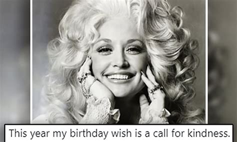 Dolly Parton Makes A Call For Kindness As She Celebrates Her 75th