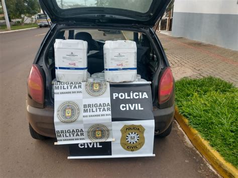 Brigada Militar E Pol Cia Civil Prendem Mulher Por Contrabando De