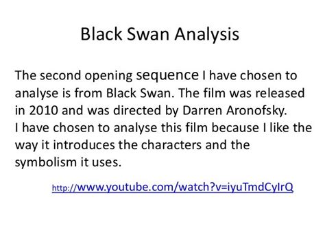 Black swan analysis