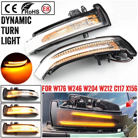 Pcs Dynamic Led Turn Signal Light Mirror Indicator Blinker For