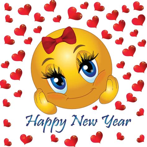 Happy New Year Smiley Emoticon Clipart I2clipart Royalty Free