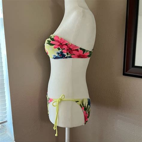 Hollister Swim Vintage Y2k Hollister 200s Bandeau Bikini Set Poshmark