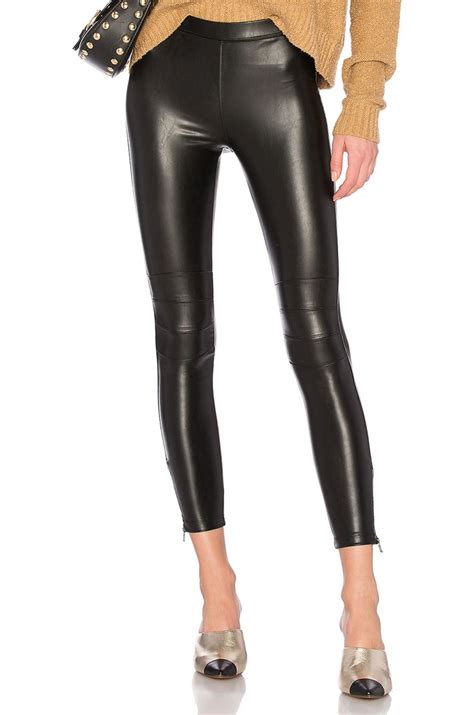 David Lerner Ankle Zip Legging In Classic Black From Revolve