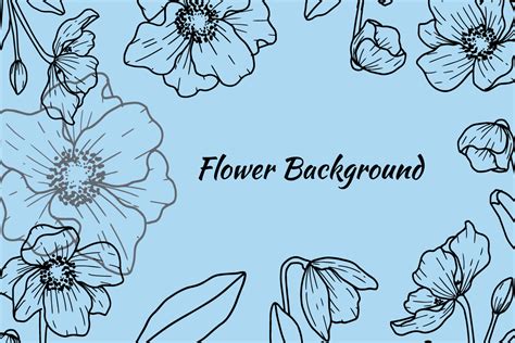 Modern Background Himalayan Poppy Flower Graphic By Nurdesign99