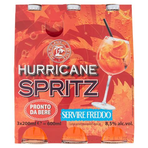 SPRITZ HURRICANE 200 Ml X 3 Tigros