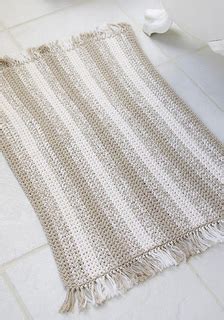 Ravelry: Natural Stripes Rug pattern by Red Heart Design Team