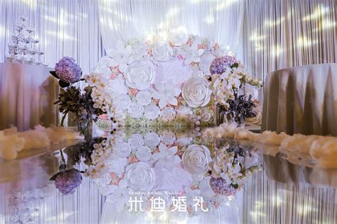 唯美纸花diy婚礼布置《最美的时光》 来自杭州米迪婚礼客照案例 婚礼精选