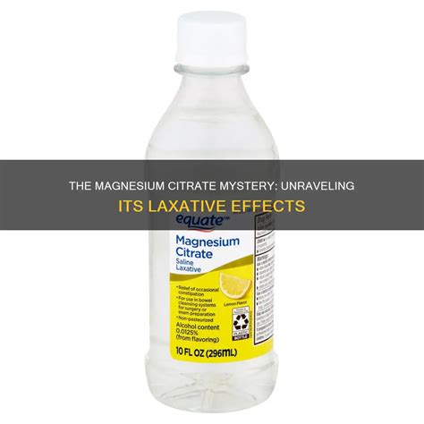 The Magnesium Citrate Mystery Unraveling Its Laxative Effects Medshun