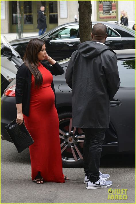 Pregnant Kim Kardashian And Kanye West Reunited In Paris Photo 2861317 Kanye West Kim