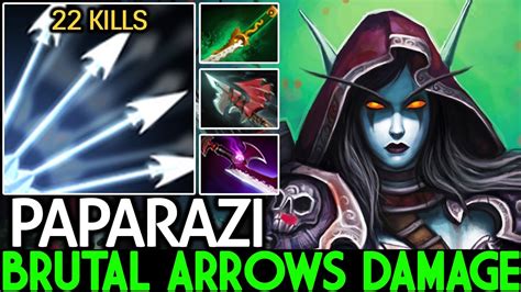 Paparazi Drow Ranger Brutal Arrows Damage Free Hit Multishot Dota