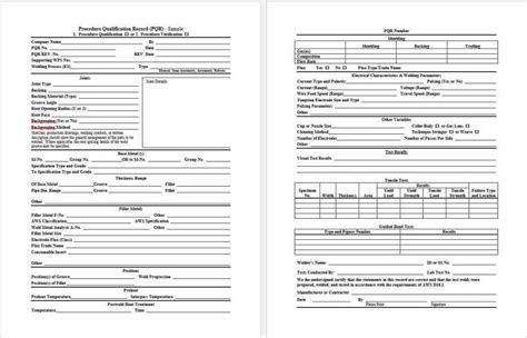 Procedure Qualification Record Pqr Mean Tests And Differences