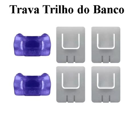 Kit Para 2 Bancos Jogo Trava Deslize Dentadura Gol Parati Saveiro