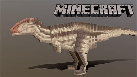 Carcharodontosaurus New Model Minecraft BE Dinosaurs Of Kem Kem