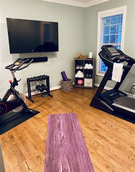 DIY Peloton Home Gym Setup with Treadmill, Exercise Bike, and Full