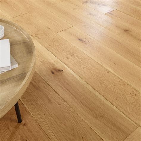 Engineered Flooring Natural Oak 15mm X 190mm Brushed Hardwax Oiled