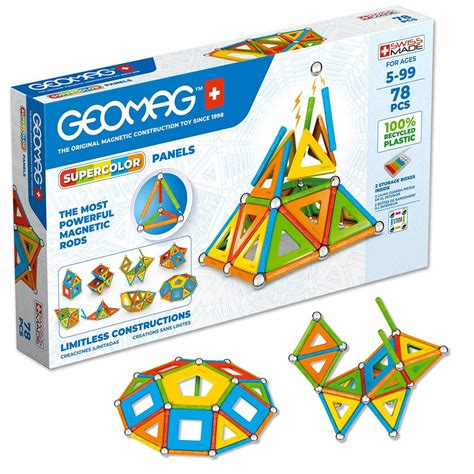 Geomag Supercolor Panels 78 Pièces La Grande Récré La Réunion