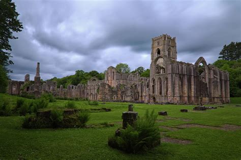 Fountain's Abbey ruins, Ripon, North Yorkshire, UK.. Photograph by John Mannick | Pixels