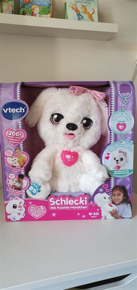 Vtech Schlecki Das Kuschel H Ndchen Spielzeughund Mit Den