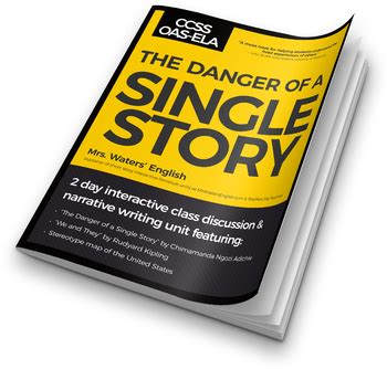 The Danger Of A Single Story Lesson Plan By Rethinkela Tpt