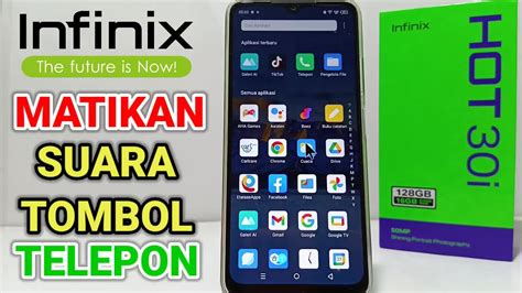 Cara Mematikan Suara Tombol Telepon Di Hp Infinix Hot I Youtube