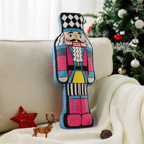 Amazon Ashler Nutcracker Christmas Throw Pillow Nutcracker Hooked