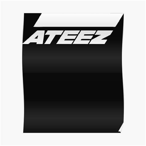 Póster MEJOR VENDEDOR Mercancía del logotipo de Ateez de REGINALDOX