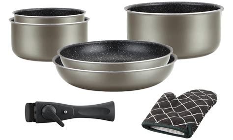 Ensemble De Batterie De Cuisine Antiadh Sive Rev Tue De Pierre Groupon