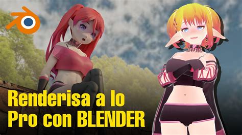 Renderiza Modelos Vroid Con Blender YouTube