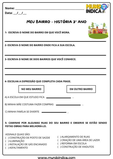 Atividades De História 3 Ano De Acordo Com A Bncc - 20 Atividades de História para o 3º Ano do Ensino Fundamental
