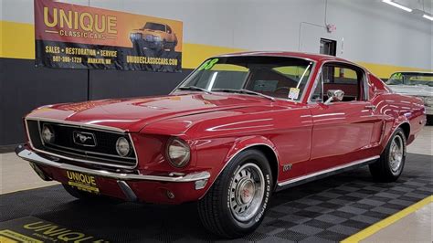 1968 Ford Mustang GT Fastback For Sale 79 900 YouTube