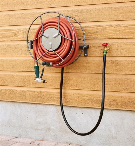 Metal Garden Hose Wall Mount Reels Fasci Garden