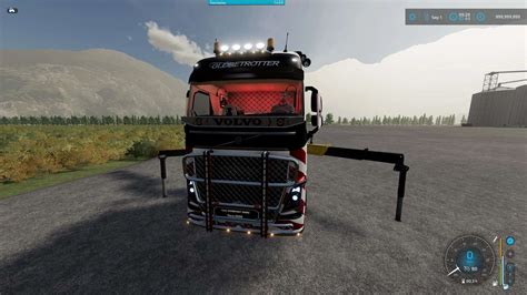 Volvo FH16 5 Axles With Effer Crane V1 0 FS22 Mod Farming Simulator