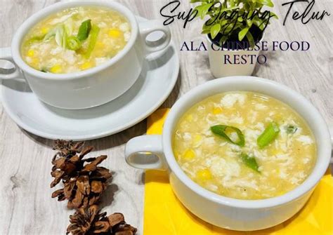 Resep 120 Sup Jagung Telur Ala Chinese Food Resto Oleh Juliana Tendeas