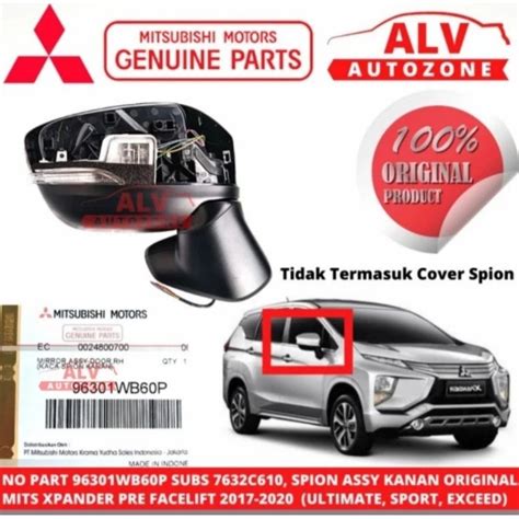 Jual Spion Kanan Assy Original Mitsubishi Xpander Ultimate