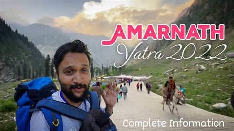 Amarnath Yatra Amarrnath Trip Vlog Amarnath Travel Cost