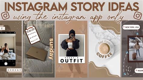 6 Creative Instagram Story Ideas Using The Ig App Only Youtube