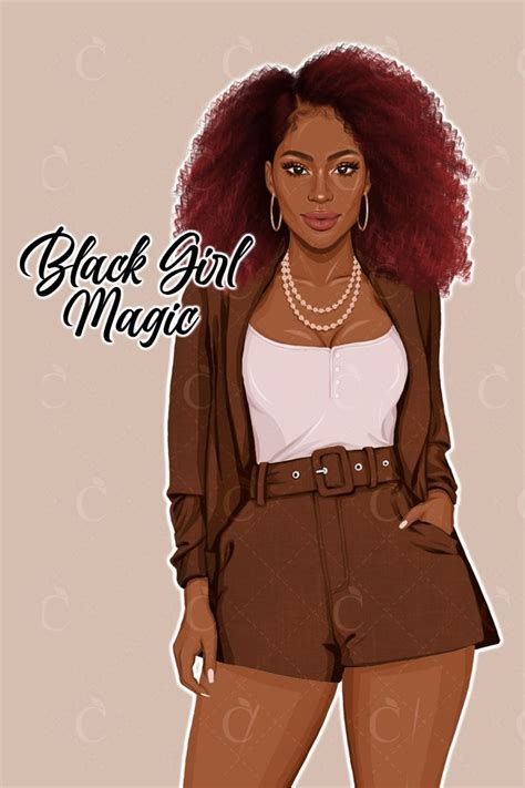 Black Girl Clipart Black Girl Magic Artofit