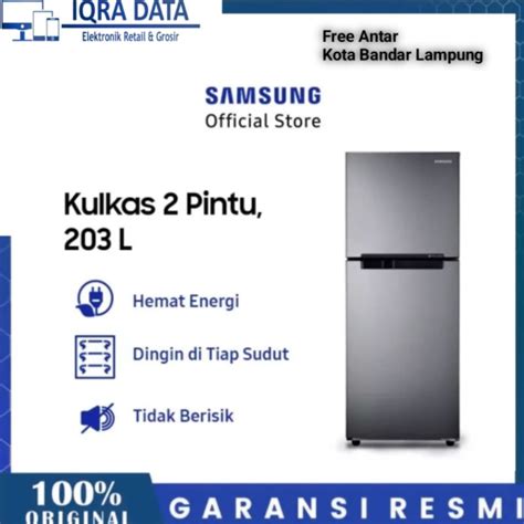 Jual Kulkas Samsung 2 Pintu 203 Liter Inverter Anti Bacterial