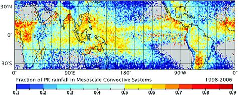 Fraction Of Mcs Precipitation Derived From Trmm Precipitation Radar