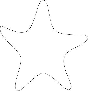 Starfish Outline Clipart Clipground