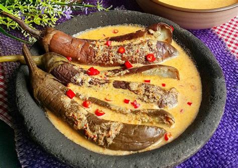 Resep Pecak Terong Ungu Kuah Santan Oleh Andin S Kitchen Cookpad