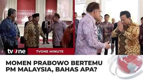 Bertemu Anwar Ibrahim Prabowo Cerita Pernah Mandi Di Kali Ciliwung