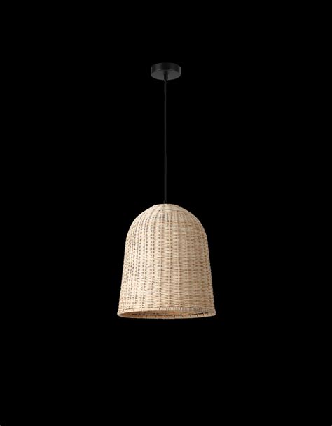 Klight 230v 40W E27 Rattan Pendant Light