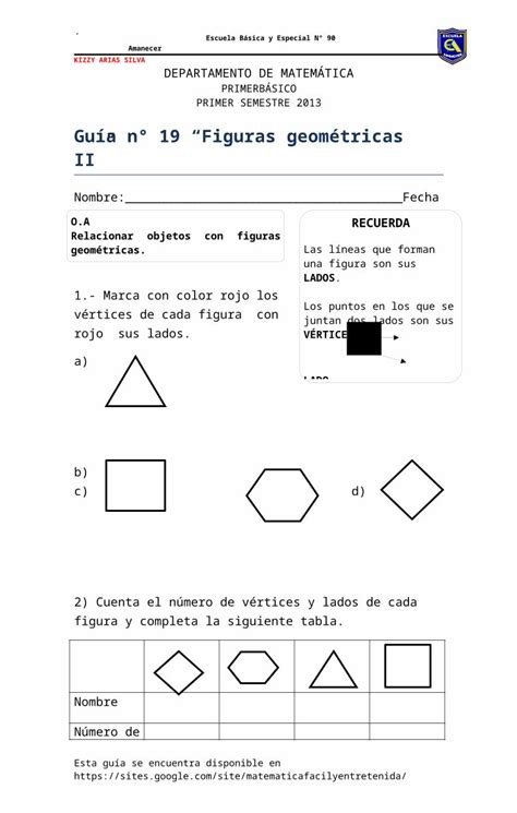 DOCX Primero guía n19 figuras geometricas ii DOKUMEN TIPS